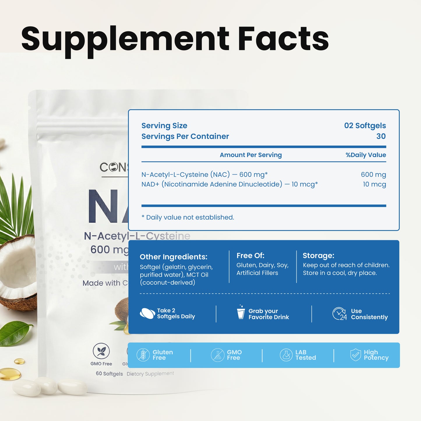 NAC600 & NAD Daily Complex