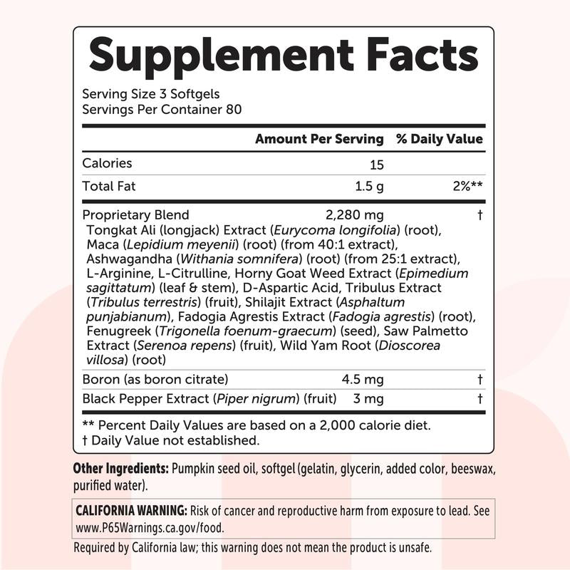 Testosterone+ 15-in-1 Softgels